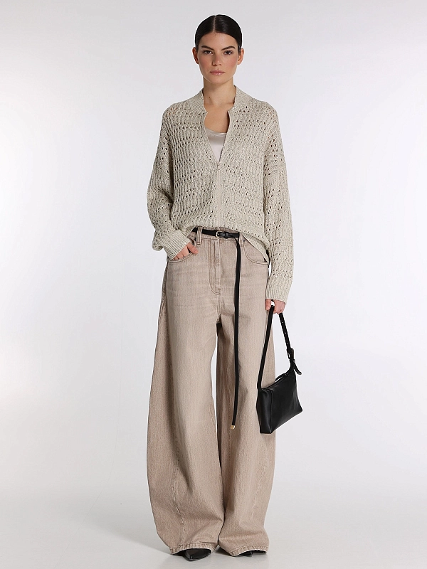 кардиган Brunello Cucinelli MCO564706 цвет бежевый