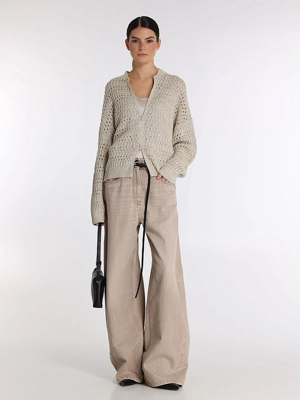 кардиган Brunello Cucinelli MCO564706 цвет бежевый