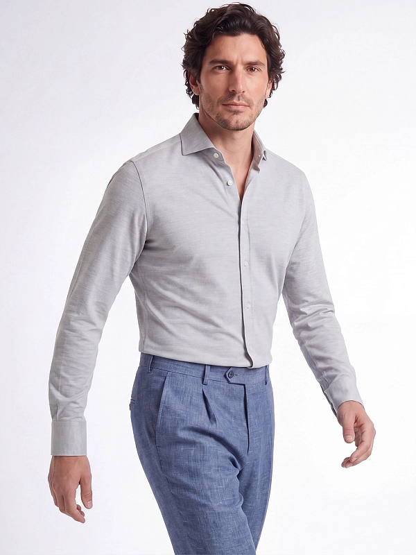 рубашка Brunello Cucinelli MD8216686 цвет серый