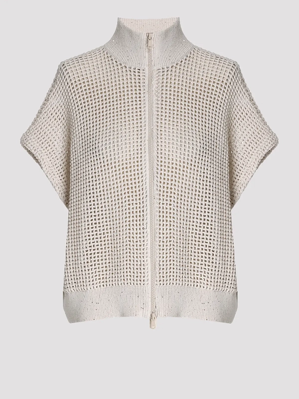 кардиган Brunello Cucinelli MDV762136 цвет молочный