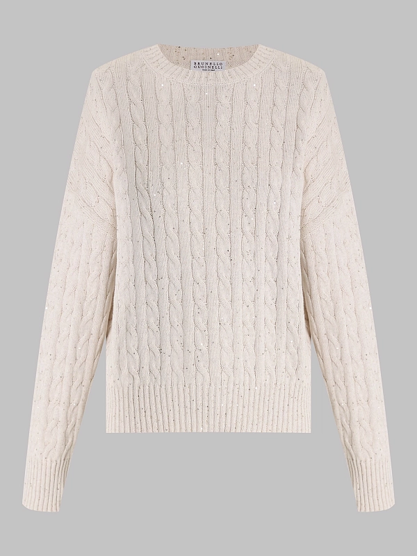 джемпер Brunello Cucinelli MDV797410 цвет светло-бежевый