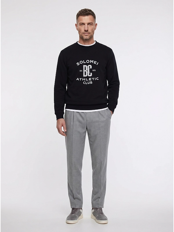 брюки на кулисе Brunello Cucinelli ME226E1710 цвет жемчужно-серый