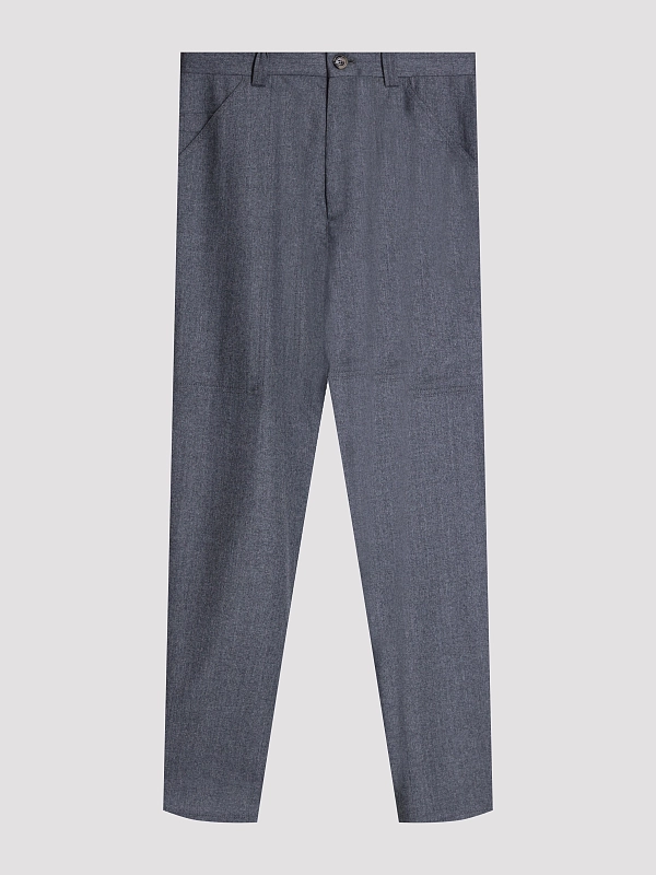брюки Brunello Cucinelli ME226H0680 цвет серый