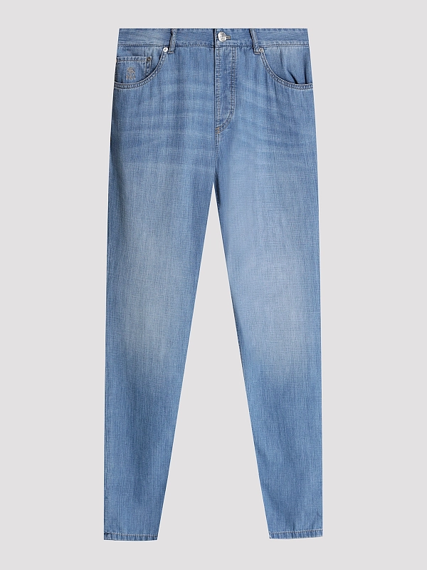 джинсы Brunello Cucinelli ME645D3210 цвет голубой