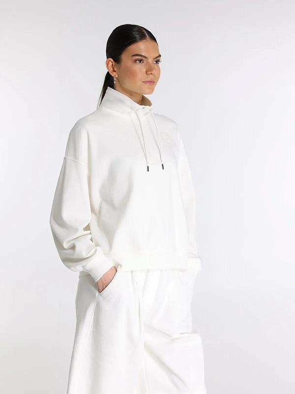 толстовка Brunello Cucinelli MG927VT404 цвет белый