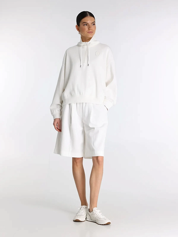 толстовка Brunello Cucinelli MG927VT404 цвет белый