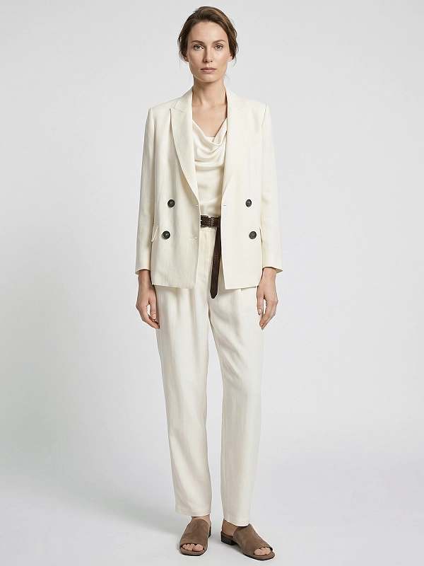 жакет Brunello Cucinelli MH1267621 цвет молочный