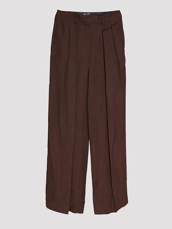 брюки Brunello Cucinelli MH126P8512 цвет коричневый