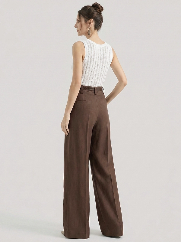 брюки Brunello Cucinelli MH126P8512 цвет коричневый