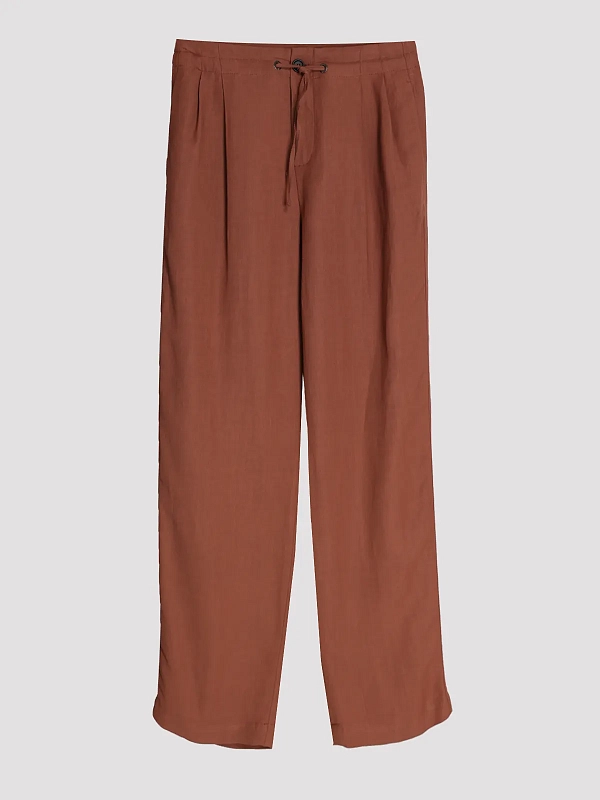 брюки Brunello Cucinelli MH126P9217 цвет кирпичный