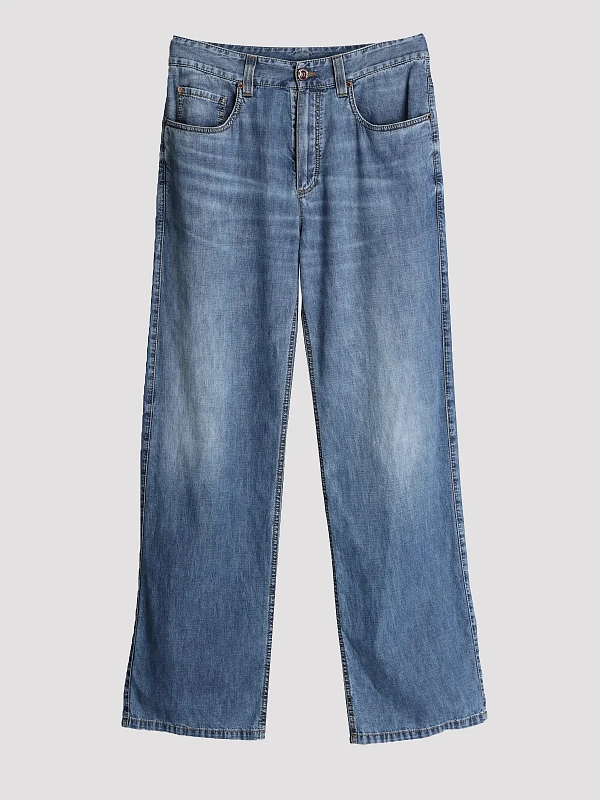 джинсы Brunello Cucinelli MH192P5565 цвет светло-синий