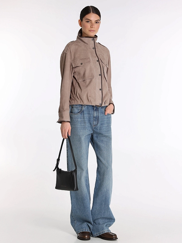 джинсы Brunello Cucinelli MH192P5566 цвет темно-синий