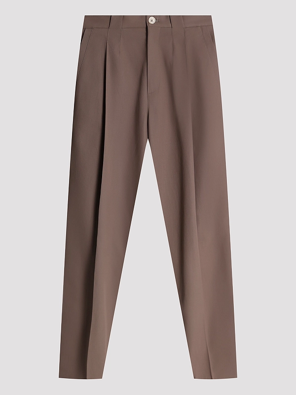 брюки Brunello Cucinelli MH252F1130 цвет коричневый