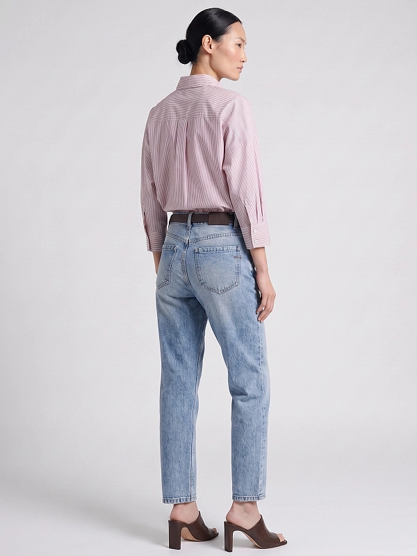 рубашка Brunello Cucinelli MH741NG805 цвет сиреневый