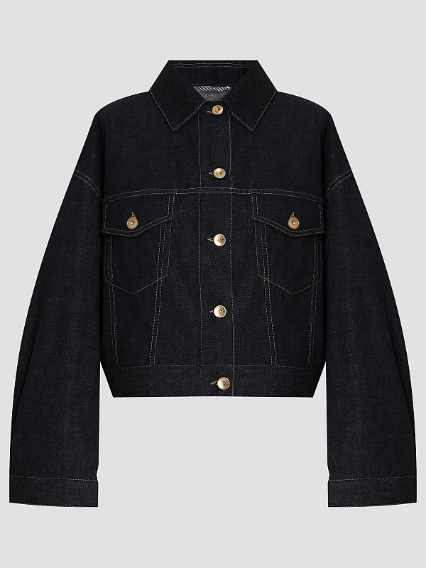 куртка джинсовая Brunello Cucinelli ML1347672 цвет темно-синий