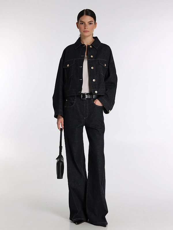 джинсы Brunello Cucinelli ML134P5981 цвет темно-синий