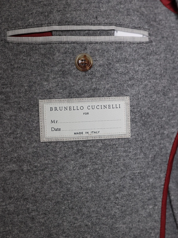 пиджак Brunello Cucinelli ML8968J01 цвет серый
