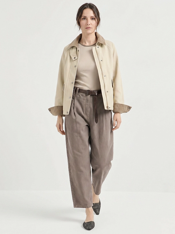 джинсы Brunello Cucinelli ML996P5566 цвет светло-коричневый