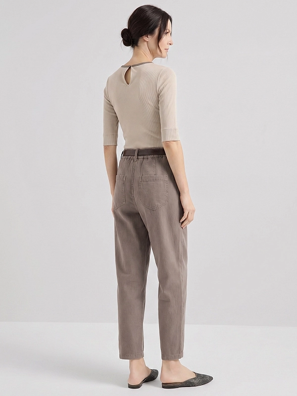 джинсы Brunello Cucinelli ML996P5566 цвет светло-коричневый