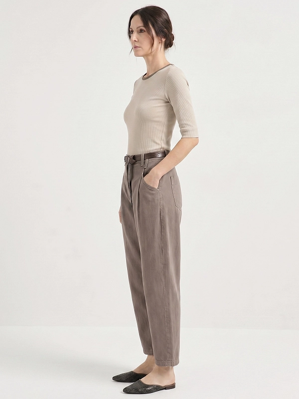 джинсы Brunello Cucinelli ML996P5566 цвет светло-коричневый