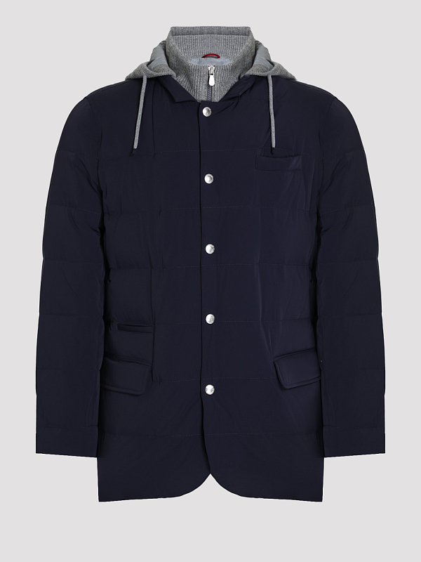 пуховик Brunello Cucinelli MM4037336G цвет синий