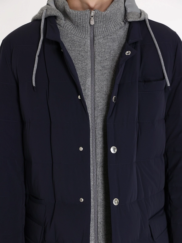 пуховик Brunello Cucinelli MM4037336G цвет синий