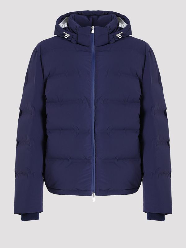 пуховик короткий Brunello Cucinelli MM4911836 цвет синий