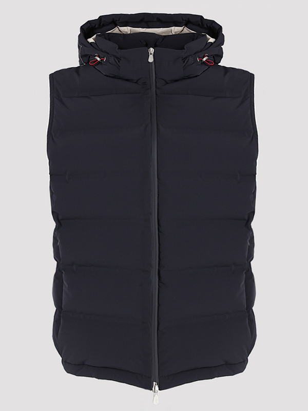 жилет пуховый Brunello Cucinelli MM4911995 цвет синий