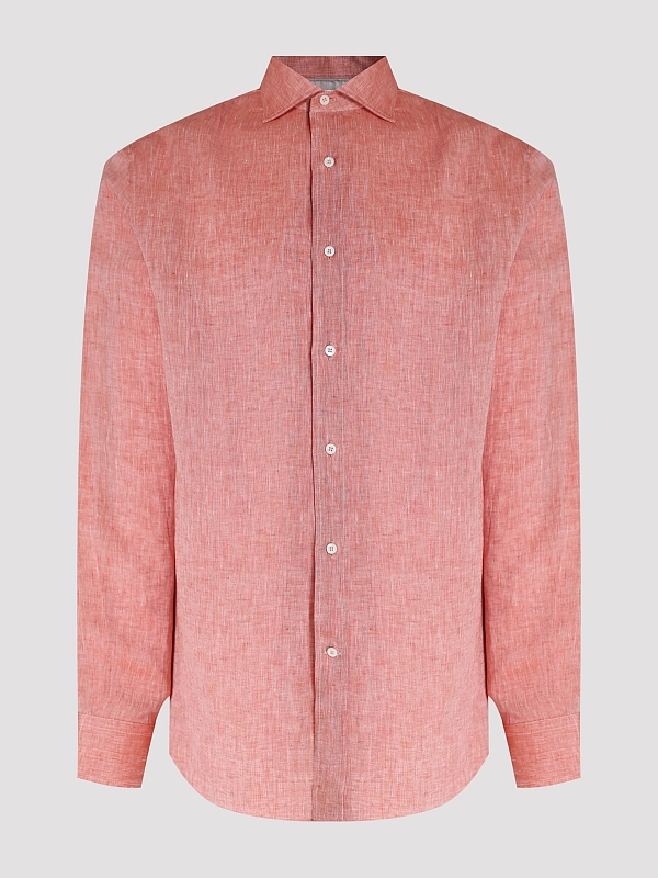 рубашка Brunello Cucinelli MM6840627Y цвет лососевый