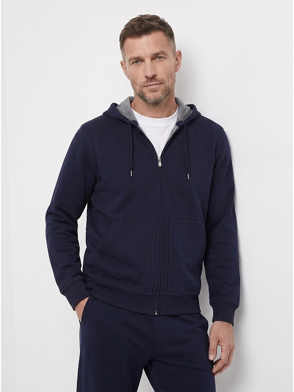 толстовка спортивная Brunello Cucinelli MM8319069G цвет синий