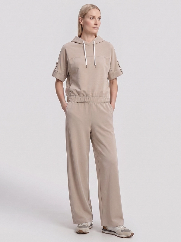 толстовка спортивная Brunello Cucinelli MN05NSW409 цвет бежевый