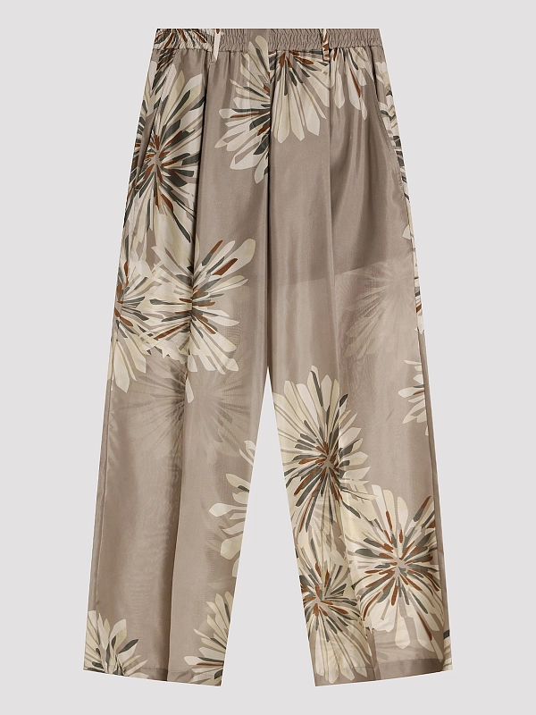 брюки Brunello Cucinelli MQ967P9229 цвет светло-коричневый