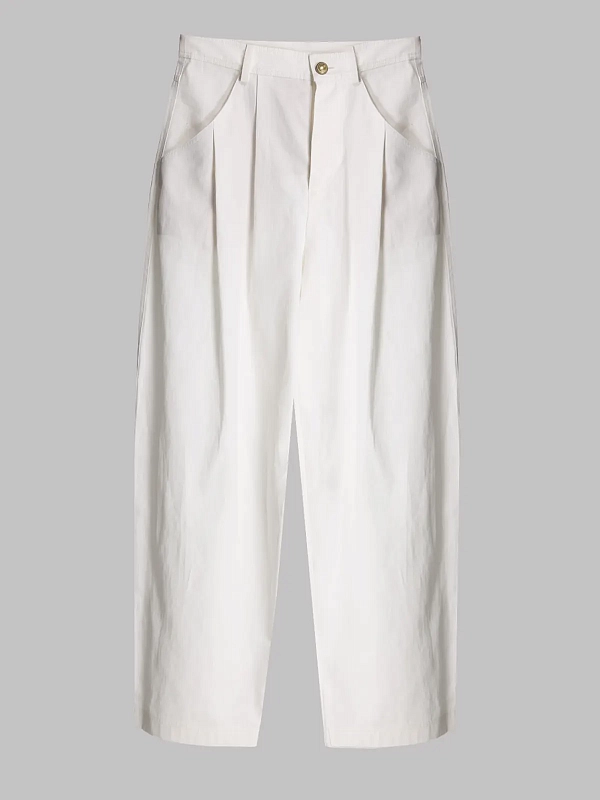 брюки Brunello Cucinelli MQ983EE999 цвет белый