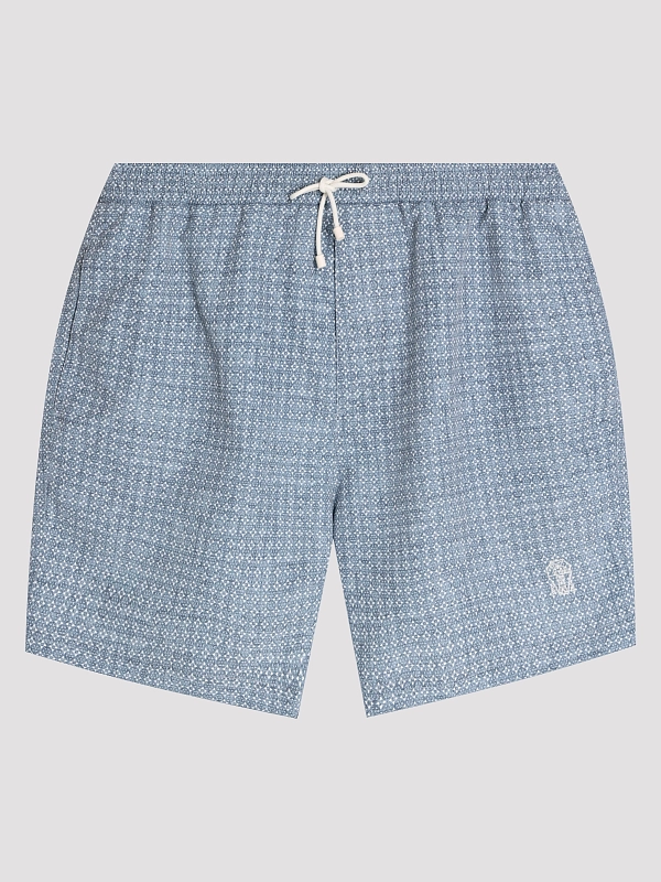 шорты купальные Brunello Cucinelli MR847043 цвет голубой