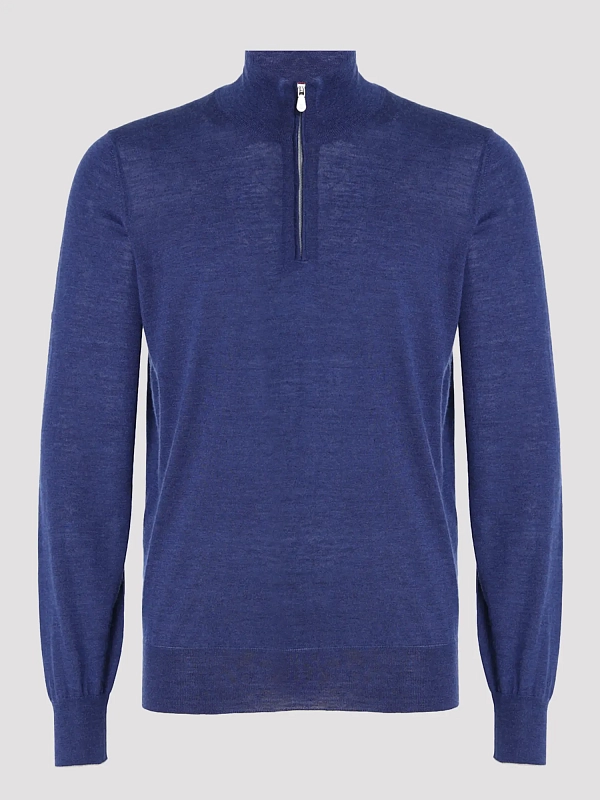 джемпер поло Brunello Cucinelli MSY00124 цвет синий