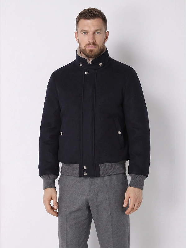 куртка Brunello Cucinelli MT4016887 цвет синий