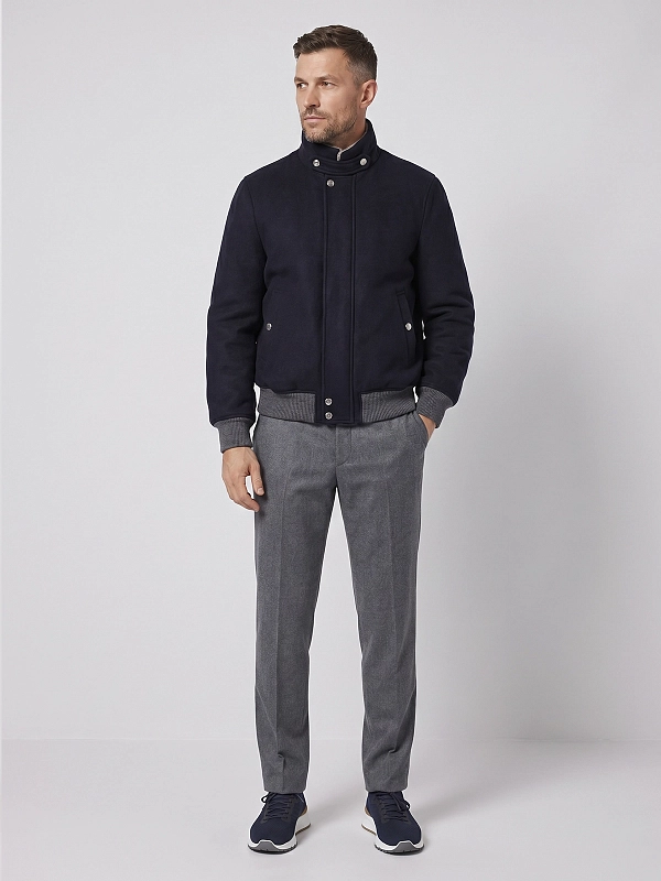 куртка Brunello Cucinelli MT4016887 цвет синий