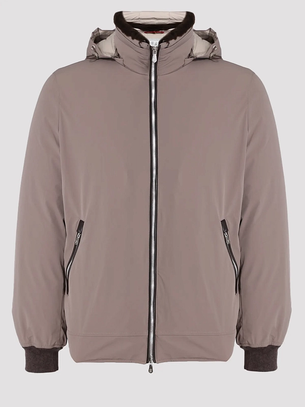 пуховик Brunello Cucinelli MV4061606 цвет коричневый