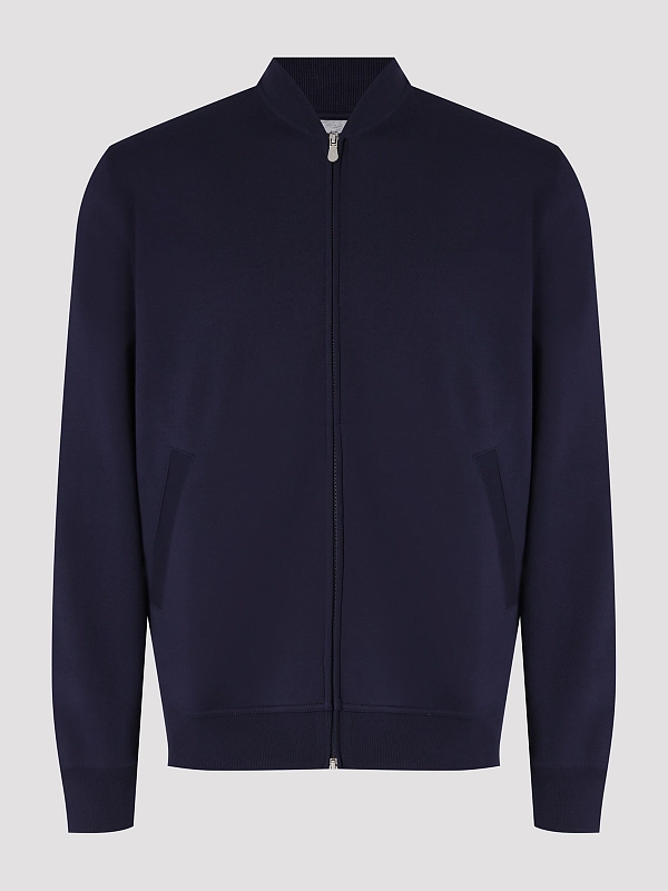 бомбер Brunello Cucinelli MW8639072G цвет темно-синий