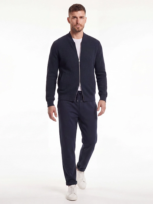 бомбер Brunello Cucinelli MW8639072G цвет темно-синий