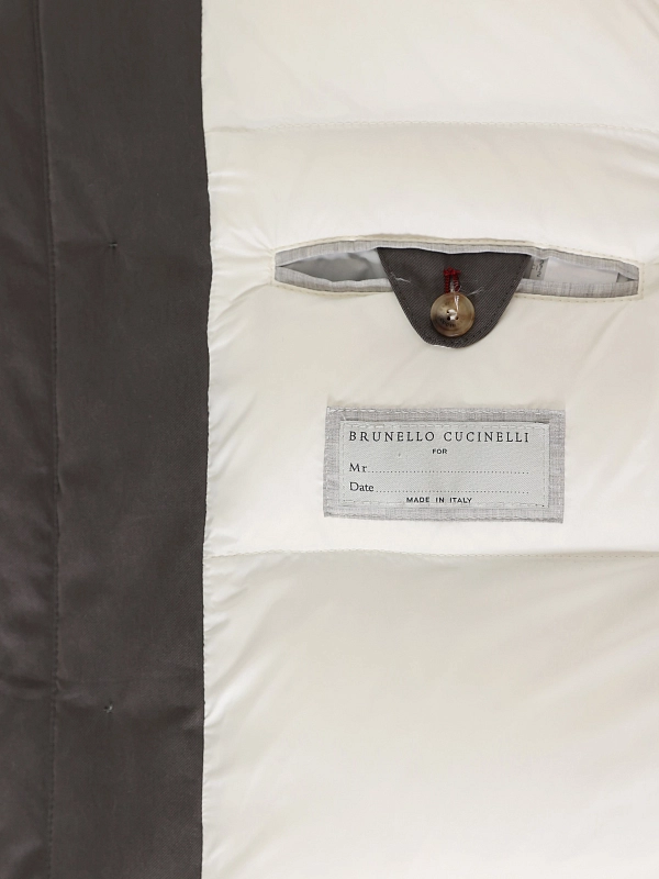 пуховик Brunello Cucinelli MY4641926 цвет серый