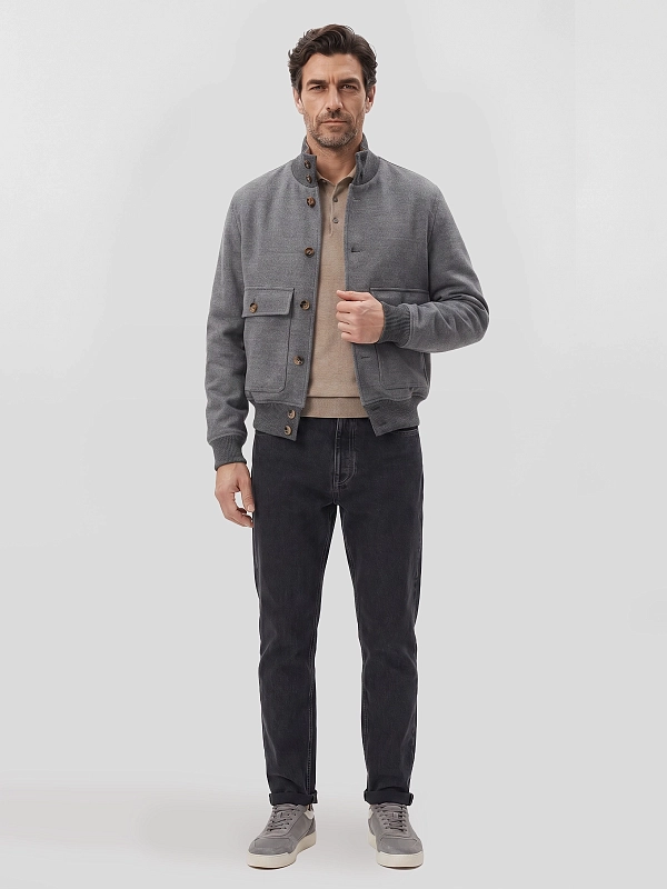 куртка Brunello Cucinelli MY4966559 цвет серый