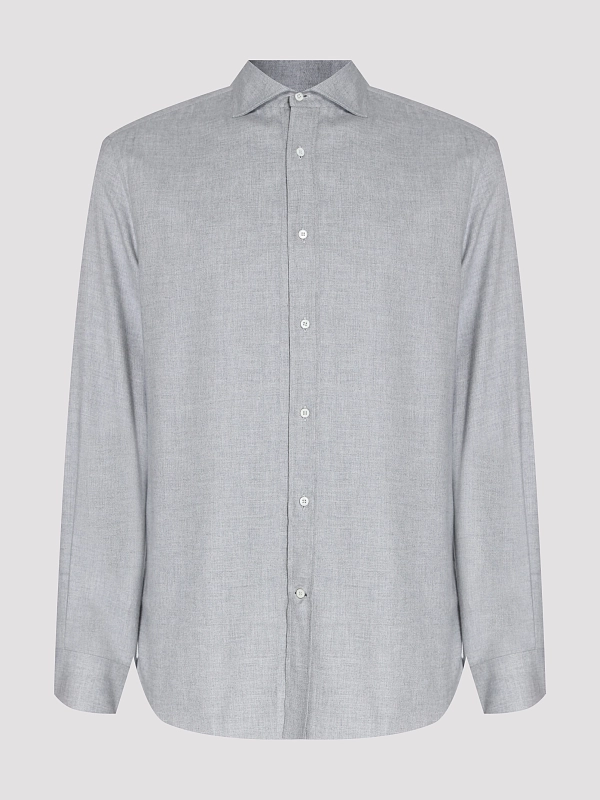 рубашка Brunello Cucinelli MY6370627 цвет светло-серый