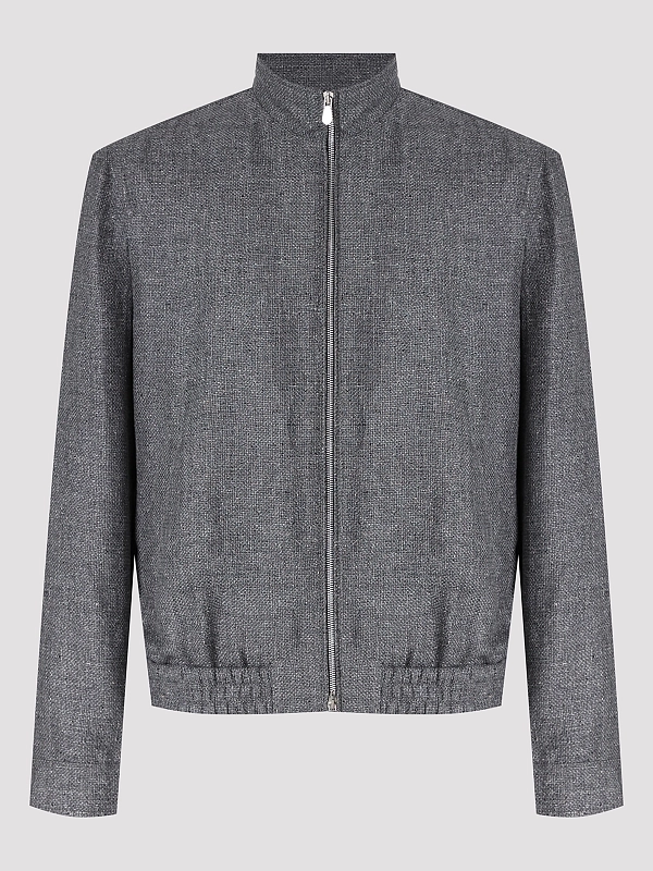 бомбер Brunello Cucinelli MZ4036580 цвет серый