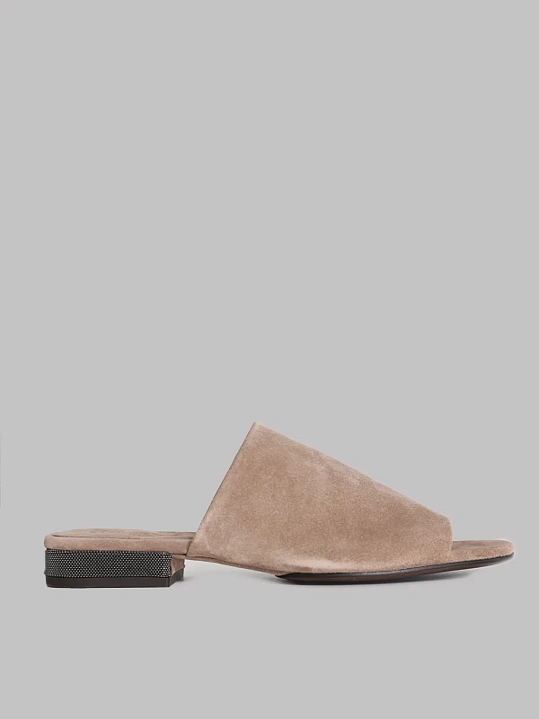 шлепанцы Brunello Cucinelli MZSFC3170 цвет коричневый