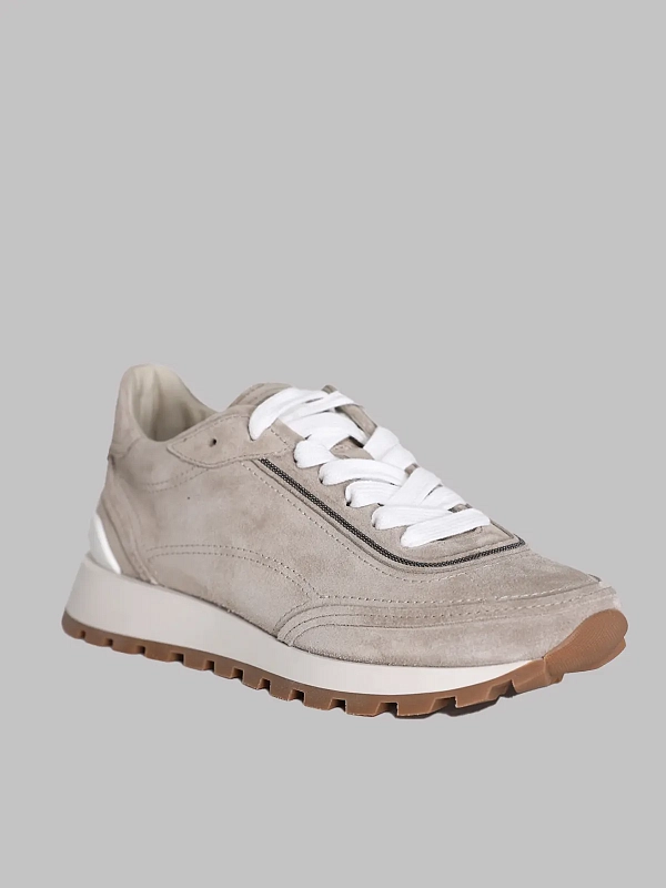 кроссовки Brunello Cucinelli MZSFG3318P цвет серый