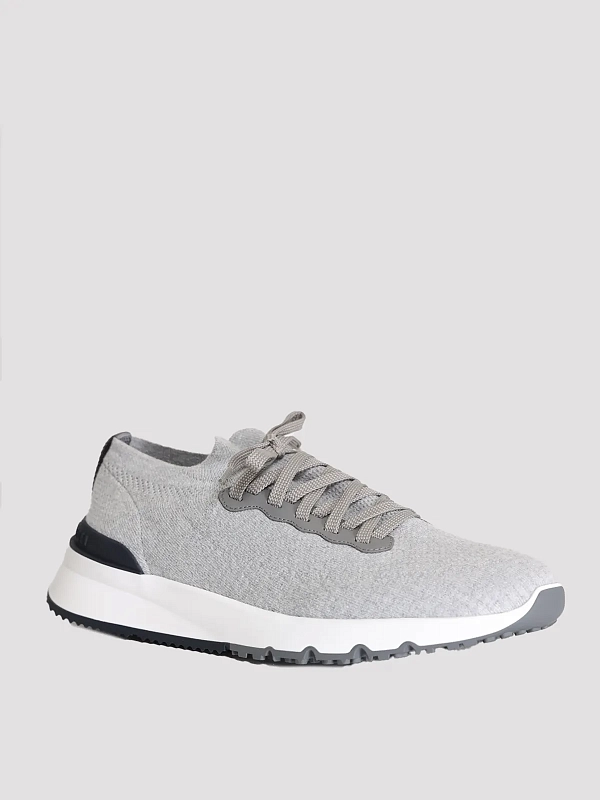 кроссовки Brunello Cucinelli MZUPMBO252 цвет серый