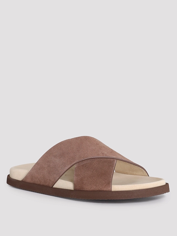 шлепанцы Brunello Cucinelli MZUSOLY327 цвет коричневый