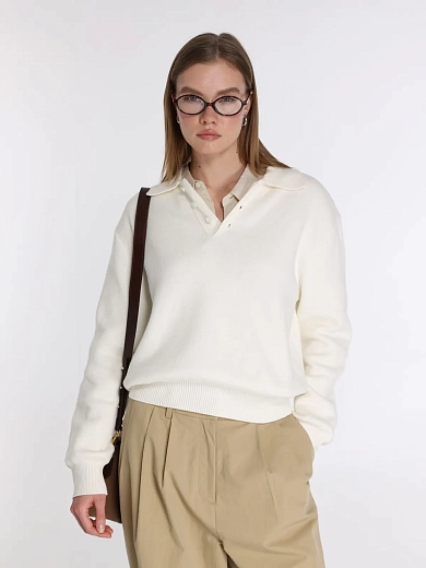 джемпер поло Dunst UDSW6A104IV