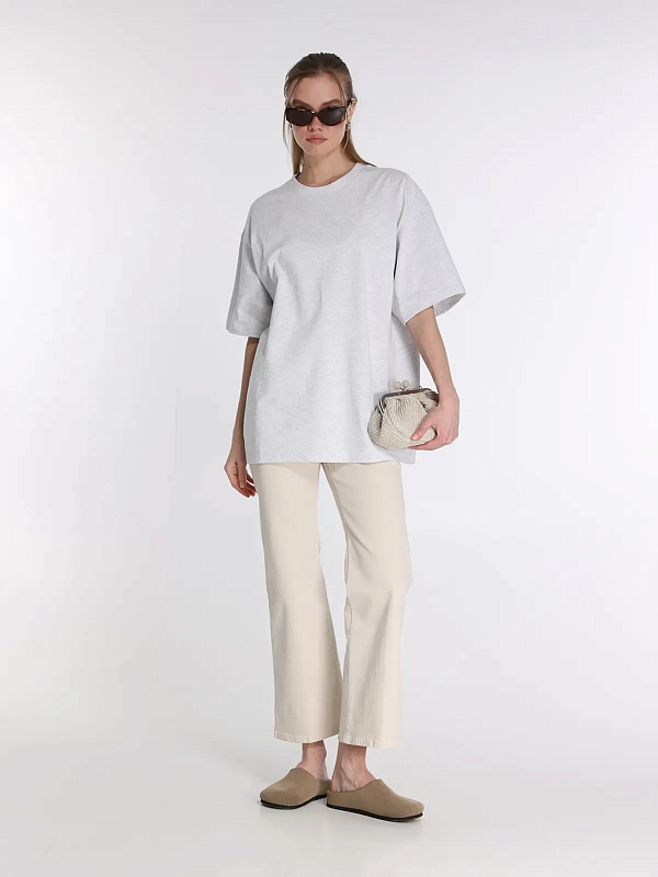 футболка Dunst UDTS6A112G1 цвет светло-серый